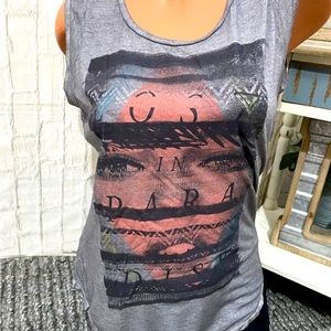 Guess Y2K Punk Grunge Design Top Sz S New!